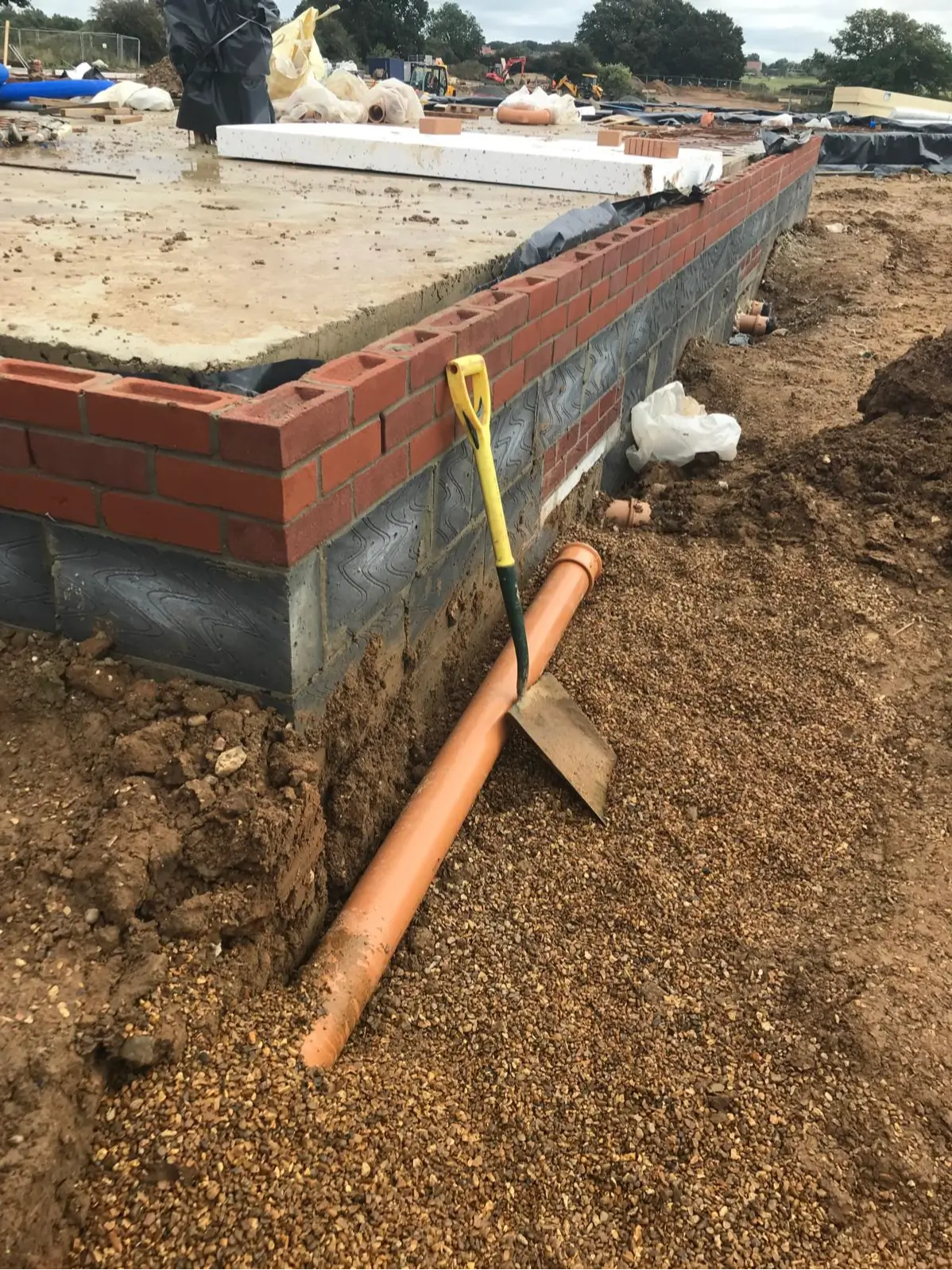 Foul water drainage pipework Norwich Norfolk